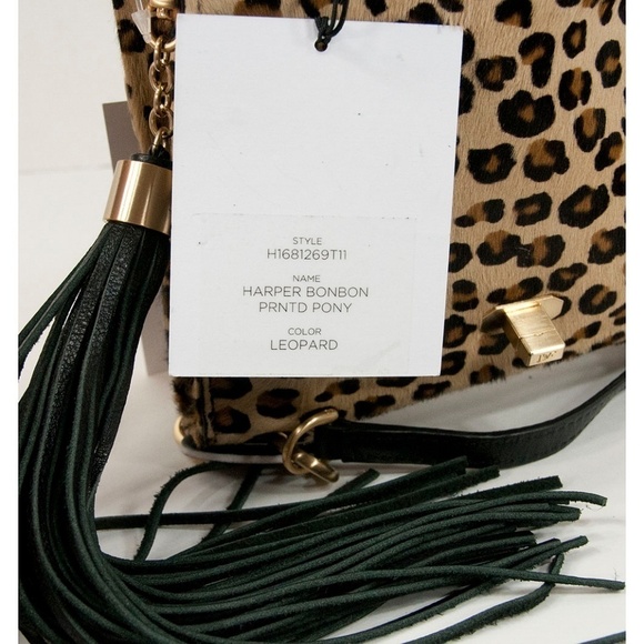 Diane Von Furstenberg Leopard Bon Bon Harper Bag - Picture 6 of 8